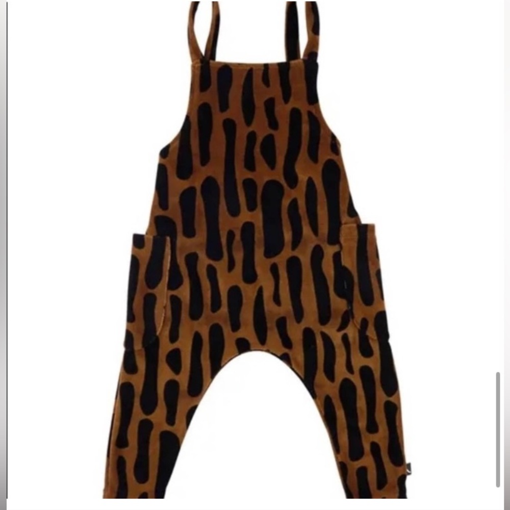 Carlijnq unisex harem animal print overalls